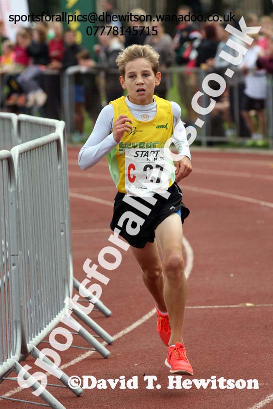 Boys under-13s, Northern Road Relays, Blackpool. Photo: David T. Hewitson/Sports for All Pics